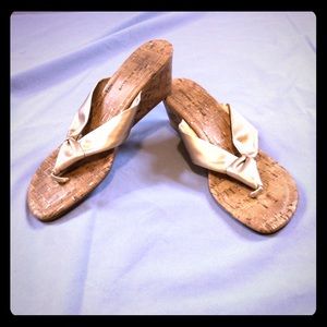 Near New Wedged Summer Sandals!
